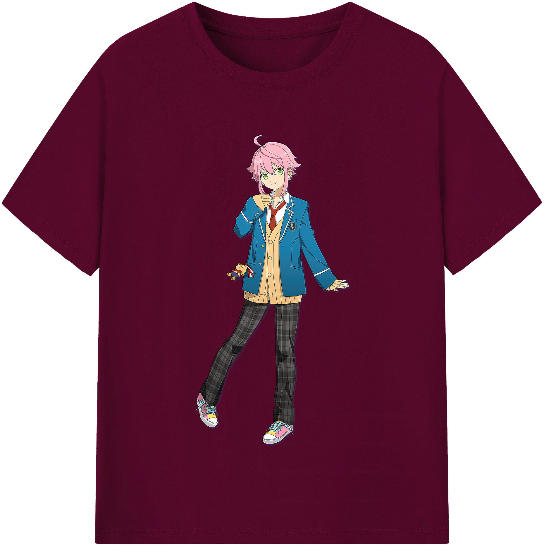 （画像用） あんさんぶるスターズ! Ensemble Stars レディースカジュアルプリントTシャツ（綿100％）